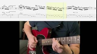 Contusion Guitar Solo With Tab [upl. by Tarsuss]