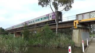 Trains At Breakwater Bridge 1212024 [upl. by Dent]