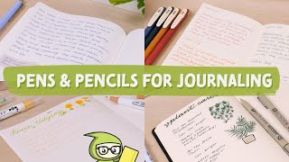 The Best Pens and Pencils for Journaling [upl. by Airb]