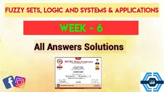 Fuzzy Sets Logic and Systems amp Applications Week 6 Assignment Solution  NPTEL 2024  SWAYAM [upl. by Majka]