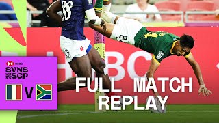 Is this the game of the season  France v South Africa  Singapore HSBC SVNS  Full Match Replay [upl. by Xerxes]