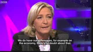 Marine Le Pen on Muslims and Nigel Farage [upl. by Brogle]