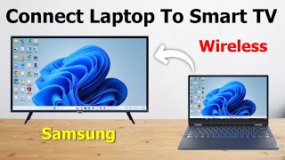 How to Connect Laptop to Smart TV Wireless [upl. by Gerianna]