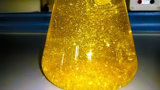 Golden Rain  PbI2 Crystals [upl. by Perreault]