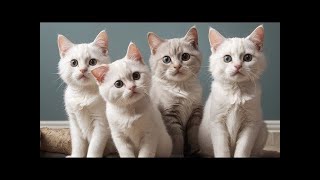 Cats Wedding is Sad because of a Big Fire cat cutecat aicat kitten catstory 4k [upl. by Kennan]