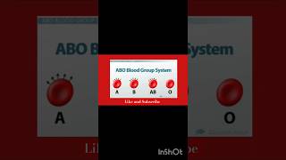 ABO Blood Group System biology icse ncert cbse yt youtube ytshort viral trending science [upl. by Acirne]