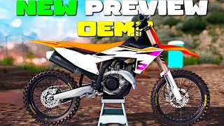 NEW OEM PREVIEW BIKES in MX BIKES [upl. by Obeded424]