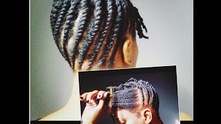 How To Flat Twist Updo on 4C Natural Hair  4 Week Protective Style [upl. by Assili]