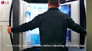 LG Refrigerator  Level Refrigerator to Reduce Common Issues [upl. by Aelyk]