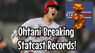 Ohtani Breaks Statcast Hardest Hit Ball Record [upl. by Diad]