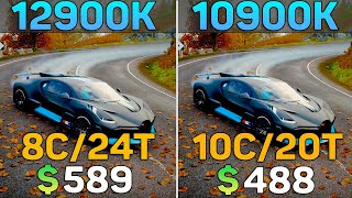 i9 12900K vs i9 10900K  8 Games Test [upl. by Ardnaek]