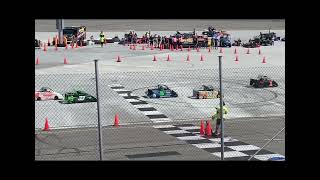 Owosso Speedway Jr mini wedge heat race 72724 [upl. by Harty]