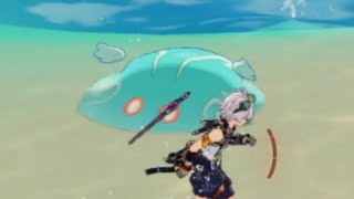 Day 45 of waiting that miHoYo adds a slime pet in Genshin Impact [upl. by Zuckerman]