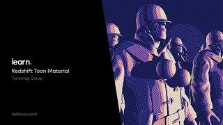 Redshift Toon Material Ultimate Tonemap setup [upl. by Schell535]