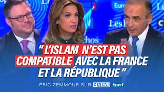 Eric Zemmour sur CNEWS  Lislam nest pas compatible avec la France et la République [upl. by Kcire]