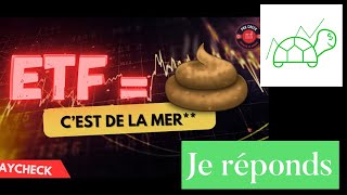 Les ETF sontils de la mrde  Mon avis [upl. by Hessney]