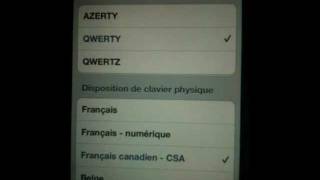 IPhone 4s  Comment activer Siri pour les utilisateur francophones ayant un clavier QWERTY [upl. by Loleta111]