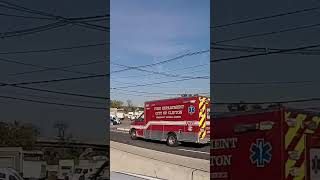 CLIFTON FIRE EMS RESPONDING 10282024 [upl. by Nerw]