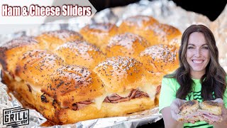 Smokey Ham amp Cheese Sliders That Will Rock Your WORLD Right off the Grill [upl. by Ludvig]