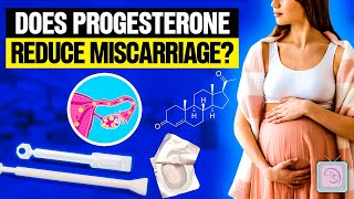 When should you take progesterone to prevent early miscarriage [upl. by Evatsug]