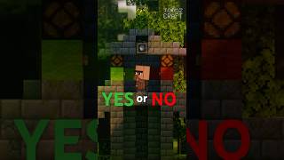 ‘YES’ or ‘NO’ CHALLENGE Funny Minecraft Animation shorts cartoon [upl. by Asehr]