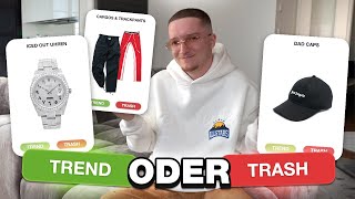 TREND oder TRASH Cargos Trackpants Iced Out Uhren [upl. by Anniroc559]