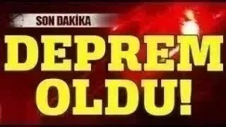 DEPREM OLDU KÖTÜ Haber Şiddetli Korkutan DEPREM SON DAKİKA Açıklaması [upl. by Attemaj]