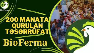 200 manata qurulan ferma BioFerma necə quruldu cücə toyuq biofarming farming ferma kənd [upl. by Doxia]