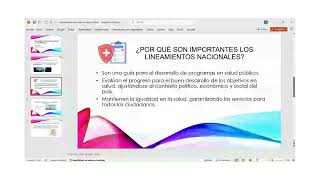 lineamientos nacionales de salud publica [upl. by Longmire]