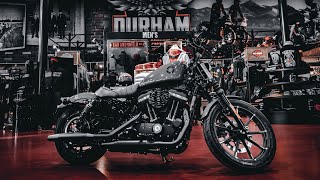 2022 Iron 883 in Gunship Grey  Durham Harley Davidson [upl. by Ailadgim]