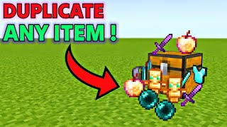 Minecraft PE 121 Duplication Glitch  MCPE [upl. by Norvol661]