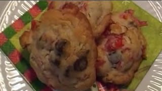 Spumoni Chunk Cookies Recipe  Noreens Kitchen [upl. by Fredkin537]