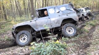 UAZ HanterУАЗ 469ГАЗ 69LADA NIVA off road [upl. by Nnylarac138]