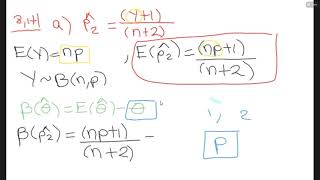 Clase 8  Estimadores insesgados puntuales comunes Primera parte [upl. by Lewej]