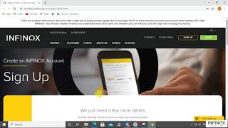 How To Create Live Account On MT4 Platform Infinox Capital [upl. by Eberly]