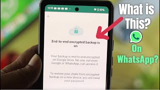 How To EndtoEnd Encrypt Your WhatsApp Chat Backups in Google Drive Decrypt [upl. by Laro]