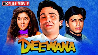 Deewana  Rishi Kapoor  Full Romantic Movie  Divya Bharti  Shahrukh Khan  Bollywood Hindi Movie [upl. by Enytsuj]