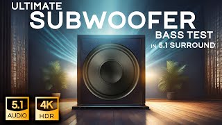 THX Ultimate Subwoofer Test in 51 Dolby Surround Sound 4K HDR [upl. by Kahl]