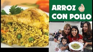 ARROZ CON POLLO EN OLLA ARROCERA RÁPIDO Y FACIL [upl. by Maillil834]