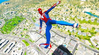 GTA 5 Crazy Ragdolls  Spiderman by GTA Crazy SpiderManFails [upl. by Kcered115]