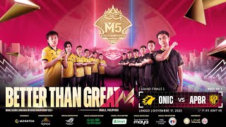 LIVE  GRAND FINALS  M5 World Championship  PH [upl. by Powel]