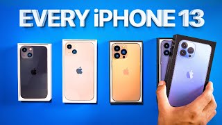 iPhone 13 Unboxing  Are they ACTUALLY Good [upl. by Arhsub]