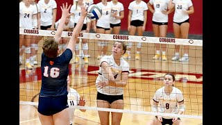 Cobber Volleyball  Highlights vs Macalester  Sept 26 2024 [upl. by Lechar]