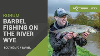 Barbel Fishing On The River Wye  Bolt Rigs For Barbel [upl. by Razec]