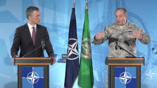 NATO SEC GEN and SACEUR Joint Press Conference [upl. by Ettelrats219]