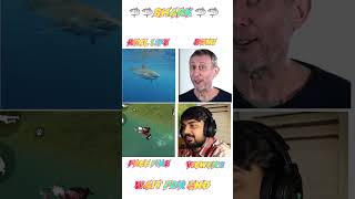 shark 🦈🦈 in real life bgmi and free fire short 0809 bgmi funny shortsfeed shorts pubg [upl. by Pompei]