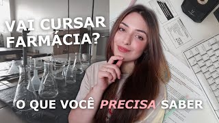 O que você precisa saber sobre o curso de farmácia ANTES de ingressar [upl. by Attelrahs]