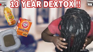 13 YEAR LOC ACV RINSE   SHOCKING RESULTS   ACV ACVRinse Locs [upl. by Aivekal913]