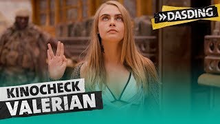 Neu im Kino Valerian  wie schlägt sich Cara Delevingne im neuen SciFiEpos  DASDING Kinocheck [upl. by Schwitzer]