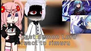 • past demon lord react to rimuru tempest• description [upl. by Anaujal]